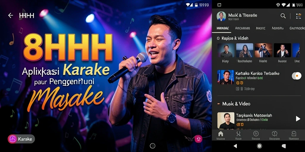 Antarmuka aplikasi 8HHH yang menarik dan mudah digunakan.